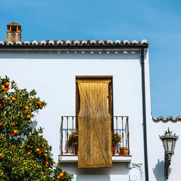 Architectonische Details Typisch Straat Het Historische Centrum Van Ronda Spanje — Stockfoto