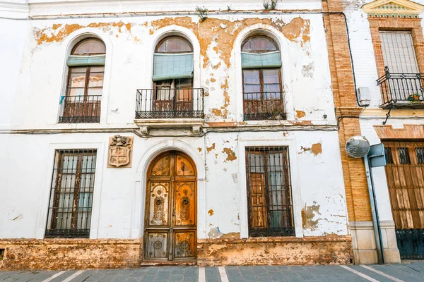 Architekturális Tipikus Street Történelmi Negyedében Ronda Spanyolország — Stock Fotó