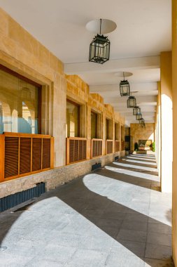 Mimari detaylar, Ronda, İspanya'nın tarihi bölgesinde tipik sokak