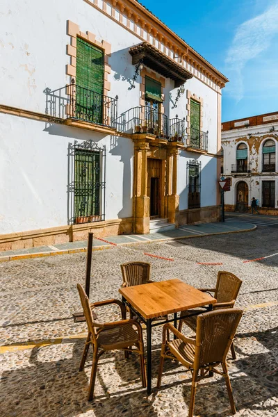 Detalles Arquitectónicos Calle Típica Del Casco Histórico Ronda España — Foto de Stock