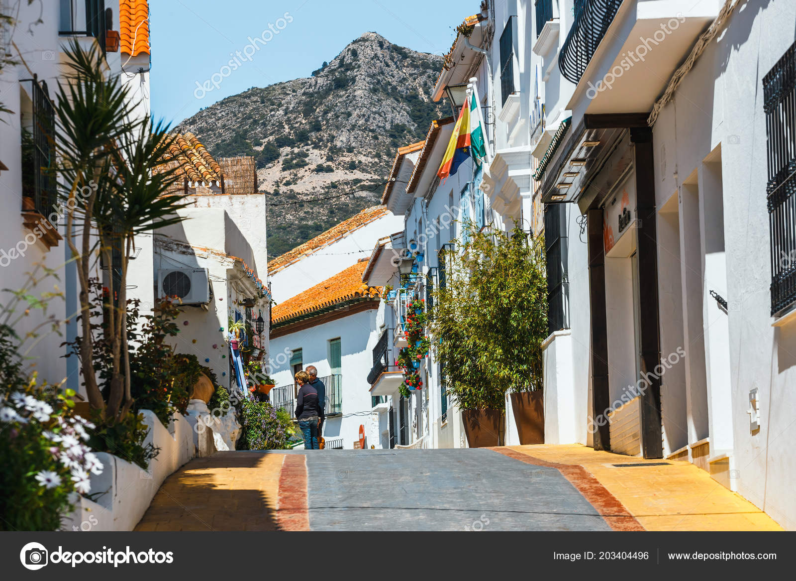 Mijas Espagne Avril 2018 Mijas Est Charmant Village Blanc Andalousie — Photo