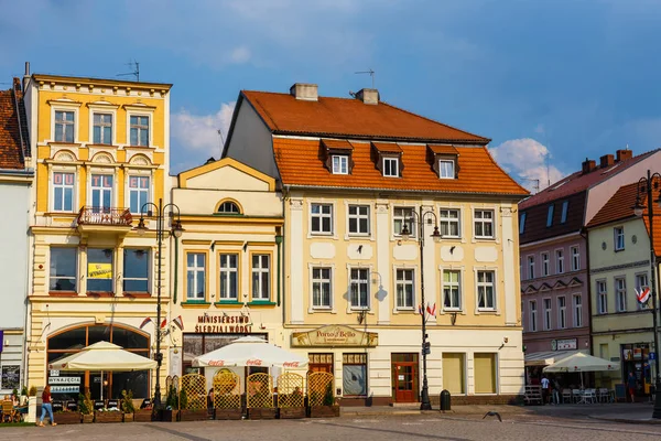 Bydgoszcz, Polonya, 31 Mayıs 2018: Bydgoszcz eski şehir. Bydgoszcz ile neo-gotik, neo-barok, neoclassicist stilleri mevcut, kendisi için bir Kullanıcı adı küçük Berlin kazanılan mimari zengin şehir olduğunu