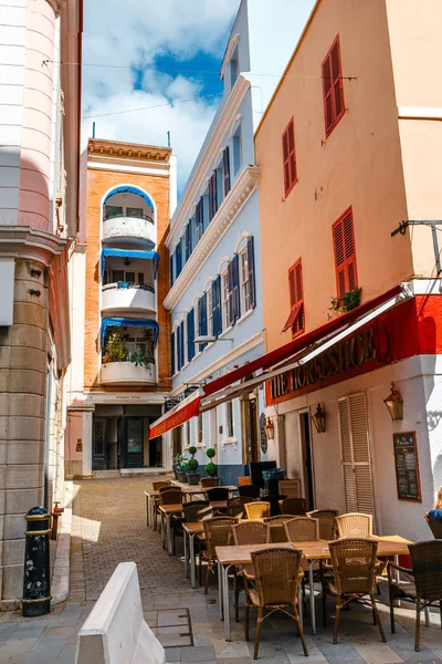 Gibraltar España Abril 2018 Fachada Del Antiguo Edificio Gibraltar —  Fotos de Stock