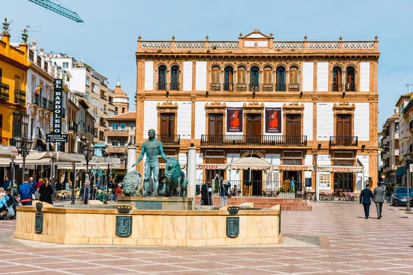 Ronda Španělsko Duben 2018 Lidi Chodící Kolem Náměstí Plaza Del — Stock fotografie