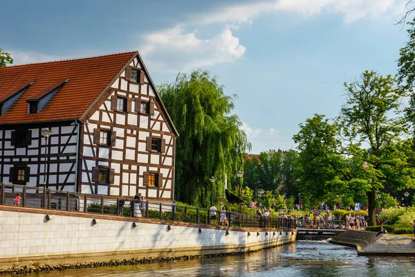 Bydgoszcz Poland May 2018 Architecture Bydgoszcz City Brda River Poland — Stock Photo, Image