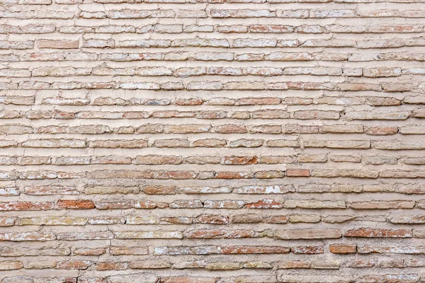 Horizontal Brick Wall Background Vintage Facade House — Stock Photo, Image