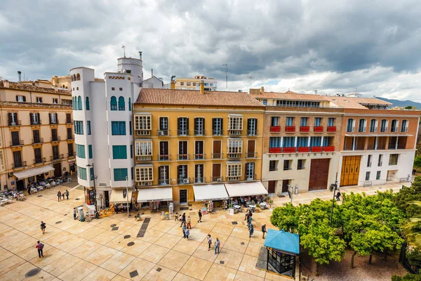 Málaga España Abril 2018 Vista Aérea Málaga Hermoso Día Verano —  Fotos de Stock