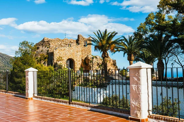 Virgen Pena Kapell Oskuld Rock Mijas Andalusien Spanien — Stockfoto