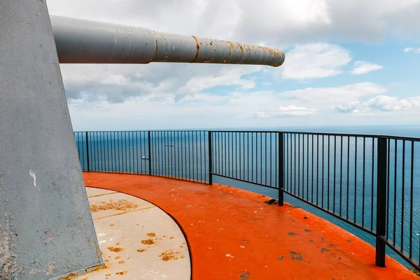 Antiguo Cañón Enorme Europa Point Gibraltar —  Fotos de Stock