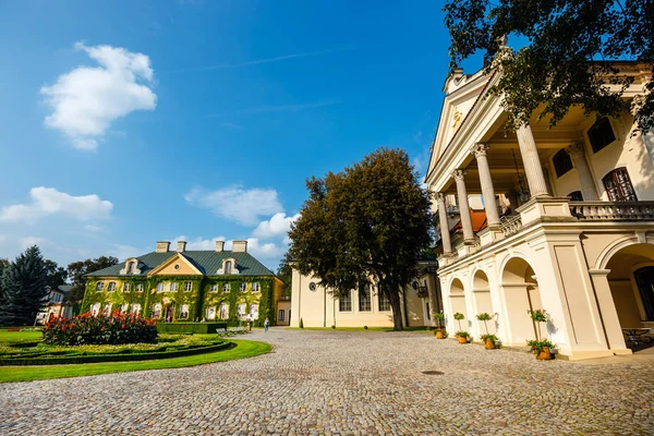 Kozlowka Poland August 2018 Zamoyski Palace Kozlowka Large Rococo Neoclassical — Stock Photo, Image