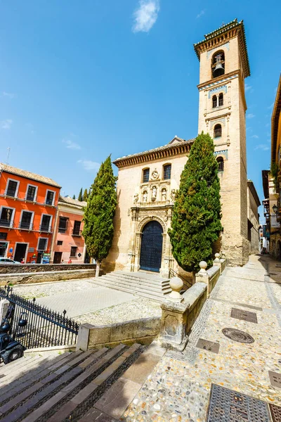 Granada Španělsko Dubna 2018 Street View Historické Čtvrti Albaicin Granada — Stock fotografie