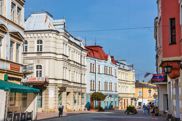 Tarnów Polska Sierpień 2018 Renesansowy Ratusz Rynku Tarnowie — Zdjęcie stockowe