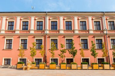 Mimari, Lublin, şehir cadde görünümü, Polonya eski şehirde