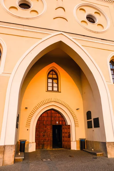 Středověký Královský Hrad Lublinu Při Západu Slunce Polsko — Stock fotografie