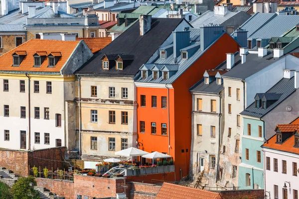 Architektura Starym Mieście Lublinie Ulica Widok Miasto Polska — Zdjęcie stockowe