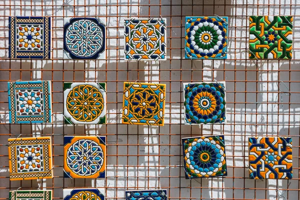 Dekoration Aus Keramik Ronda Spanien — Stockfoto
