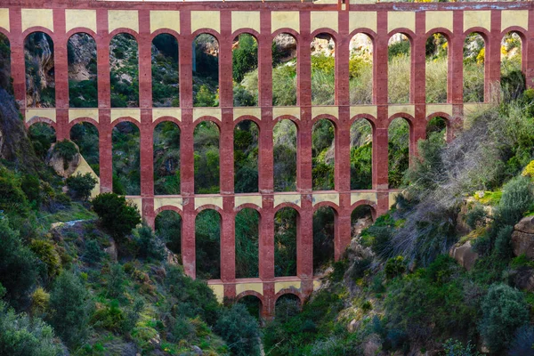 Puente Del Aguila Vieil Aqueduc Nerja Andalousie Espagne — Photo