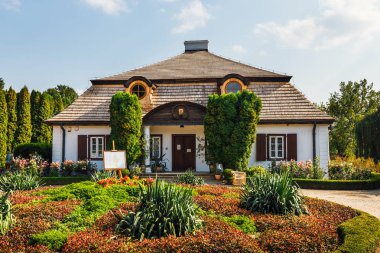 Eski ahşap manor house, Lublin, Polonya