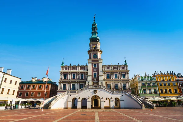 Büyük Pazar Meydanı Orta Avrupa Polonya Rönesans Şehri — Stok fotoğraf