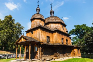 Lublin, Polonya, 01 Eylül 2018: Bir eski Ortodoks Kilisesi Açık Hava Müzesi, Lublin, Polonya