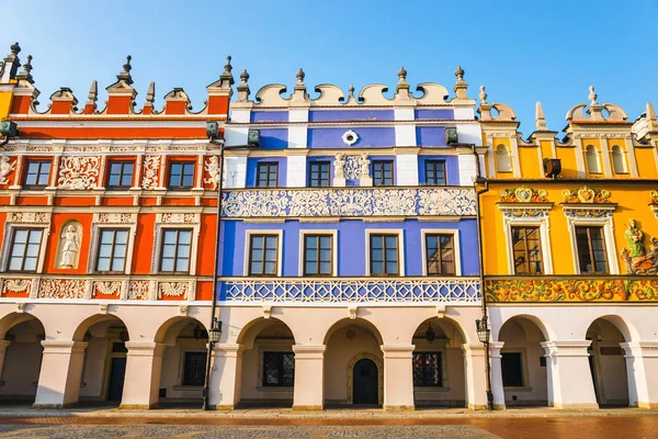 Stora Torget Renässans Stad Centrala Europa Polen — Stockfoto