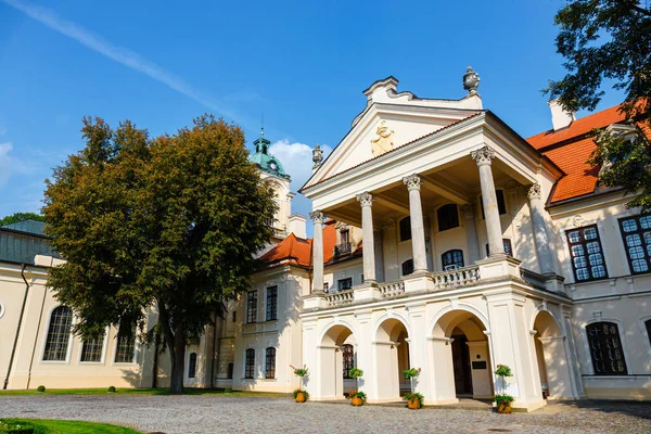Palácio Zamoyski Kozlowka Grande Complexo Palácio Rococó Neoclássico Localizado Kozlowka — Fotografia de Stock
