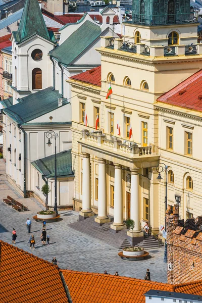 Lublin Polônia Setembro 2018 Vista Aérea Centro Histórico Lublin Polônia — Fotografia de Stock