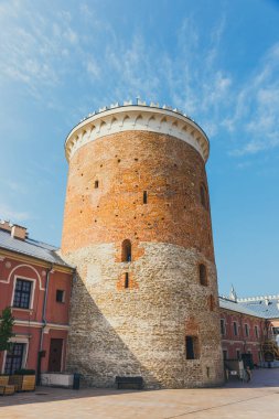 Lublin, Polonya Ortaçağ Kraliyet Kalesi görünümü