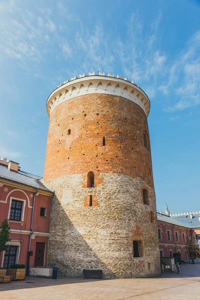Vista Castelo Real Medieval Lublin Polônia — Fotografia de Stock