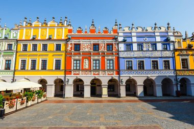 Zamosc, Polonya büyük Market Square görünümünü
