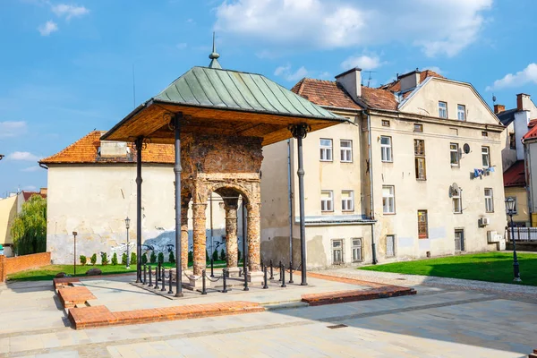 Tarnow Polônia Agosto 2018 Restos Antiga Sinagoga Judaica Tarnow — Fotografia de Stock