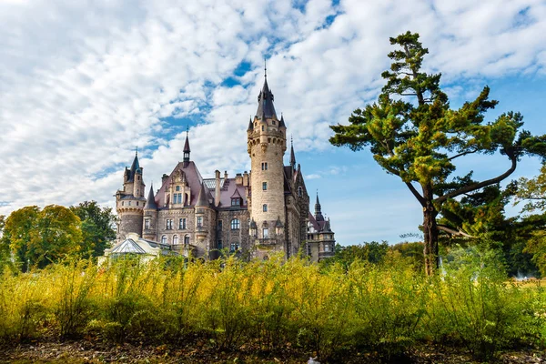 Moszna Castle Historic Palace Located Village Moszna Upper Silesia Poland — Stock Photo, Image