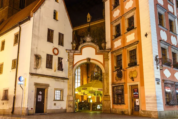 Wroclaw Poland October 2018 Jas Malgosia Johnny Mary Miniature Tenements — Stock Photo, Image