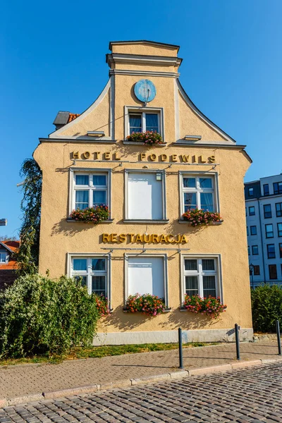 Danzig Polen Oktober 2018 Hotel Der Altstadt Von Danzig Polen — Stockfoto