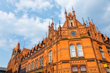 Poland, Polonya için Brda River'daki Bydgoszcz şehir'in mimaride