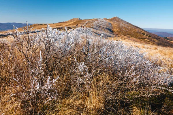 Paesaggio Autunnale Bieszczady Mountains Polonia Sud Orientale — Foto Stock