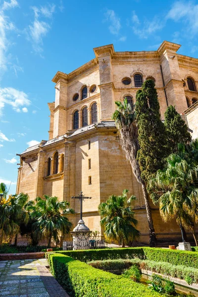 Katedra Maladze Jedna Największych Katedr Hiszpanii — Zdjęcie stockowe