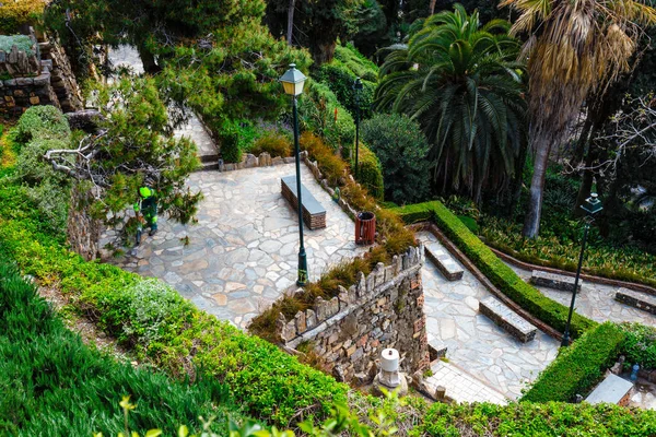 Vue Sur Château Gibralfaro Malaga Espagne — Photo