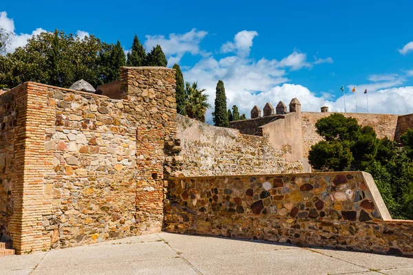 Vista Sul Castello Gibralfaro Malaga Spagna — Foto Stock