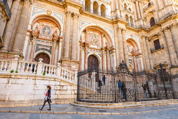 Malaga Španělsko Duben 2018 Encarnacion Catedral Malaga Byl Postaven Roce — Stock fotografie