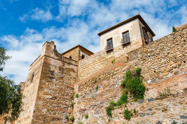 Uitzicht Het Kasteel Van Gibralfaro Malaga Spanje — Stockfoto