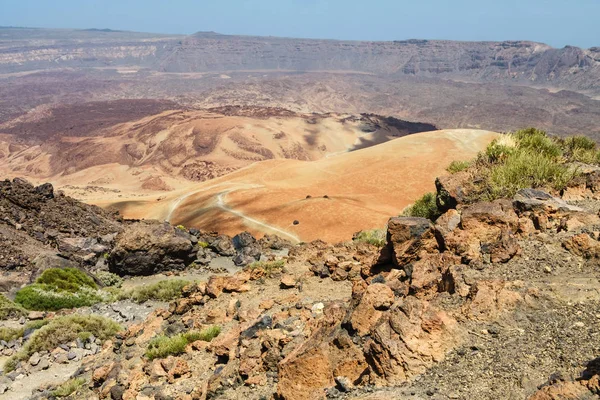 Montana Blanca en Parque Nacional del Teide, Tenerife, Islas Canarias, España — Foto de Stock