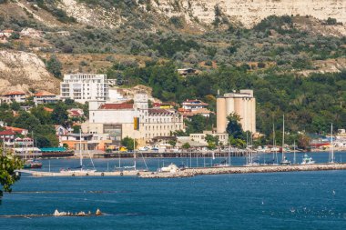 Balçık, Bulgaristan, 08 Temmuz 2013: balçık şehir görünümü, Bulgaristan'da Karadeniz kıyıları