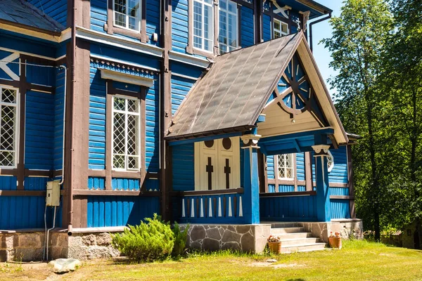 Chiesa ortodossa nel villaggio di Puchly, Polonia nord-orientale — Foto Stock