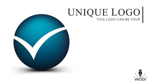 Einzigartiges Logo für Ihr Unternehmen — Stockvektor