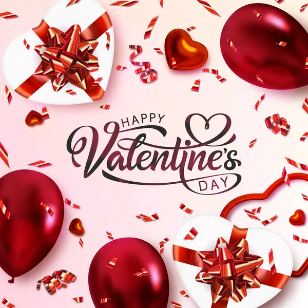 Carte postale Saint-Valentin — Image vectorielle