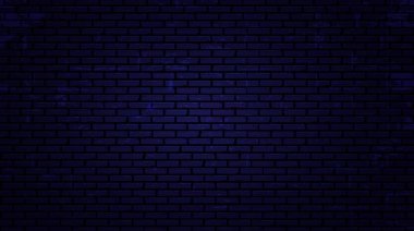 Vektör gece tuğla duvar arka plan