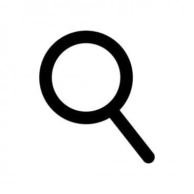 Büyüteç veya arama simgesi.