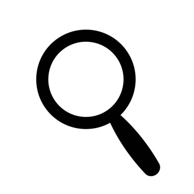 vektör büyüteç simgesini.