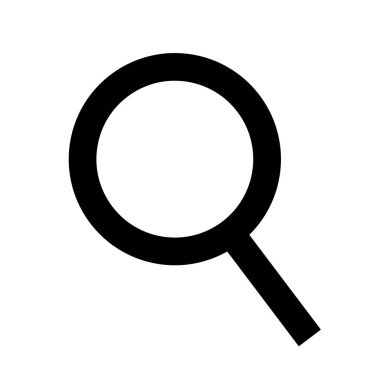 vektör büyüteç simgesini.